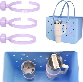 3-in-1 Cup Holder for Bogg Bags  Fits 30-40 oz Stanley, Owala, Yeti, Large Drink Holder, Cup Holder Accessories Compatible with All Bogg Bags