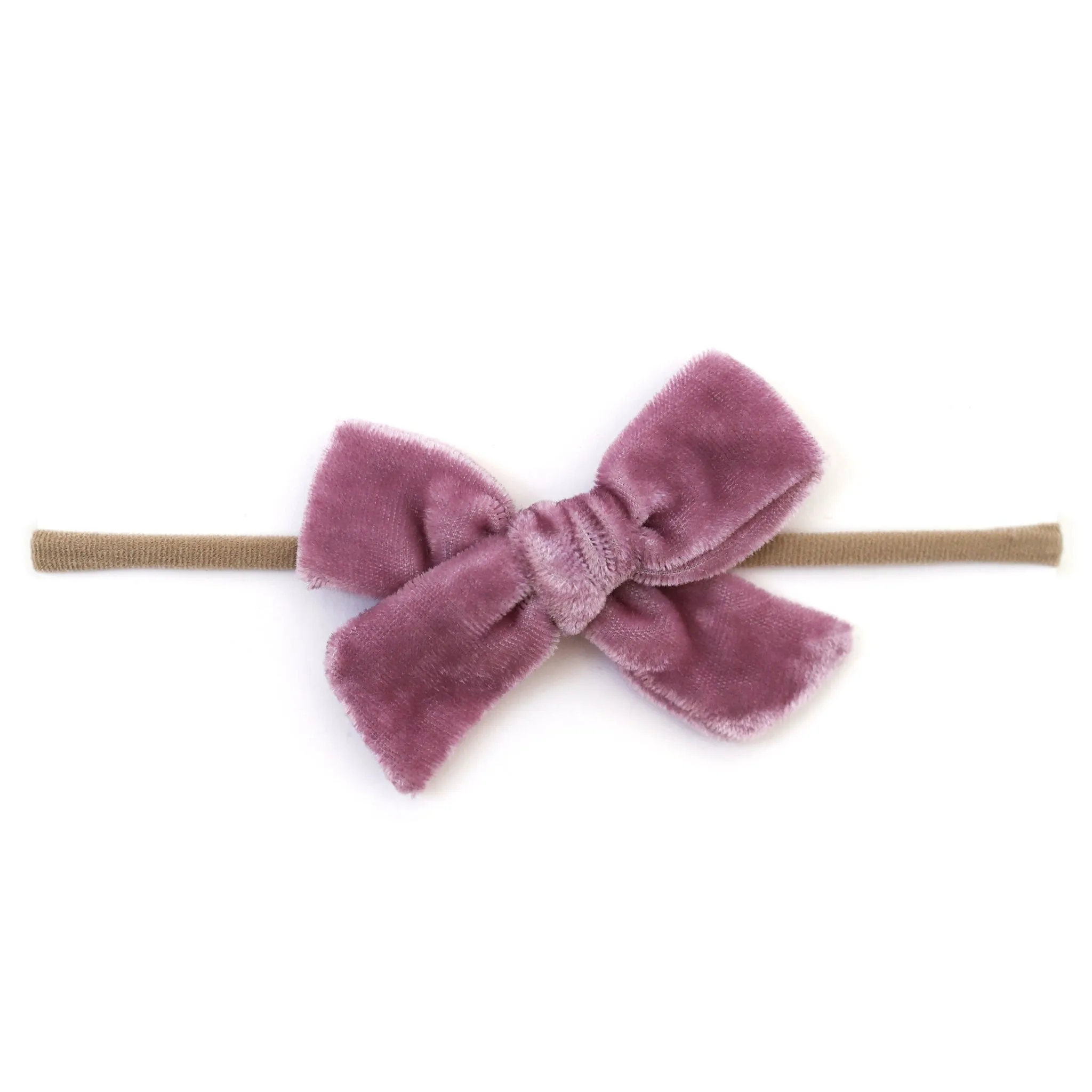 Baby Bow - Amethyst Velvet
