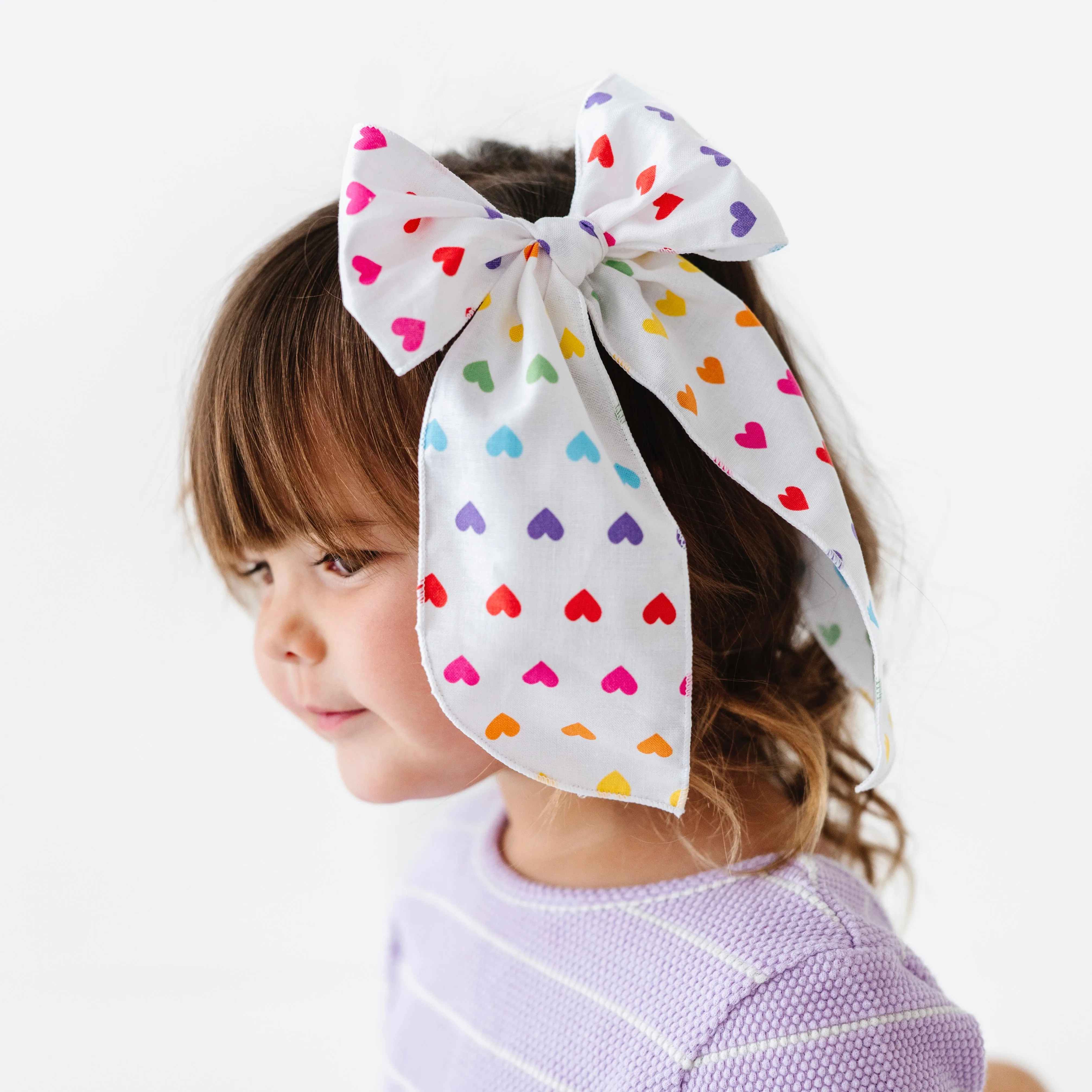BIG BELLE CLIP: rainbow heart