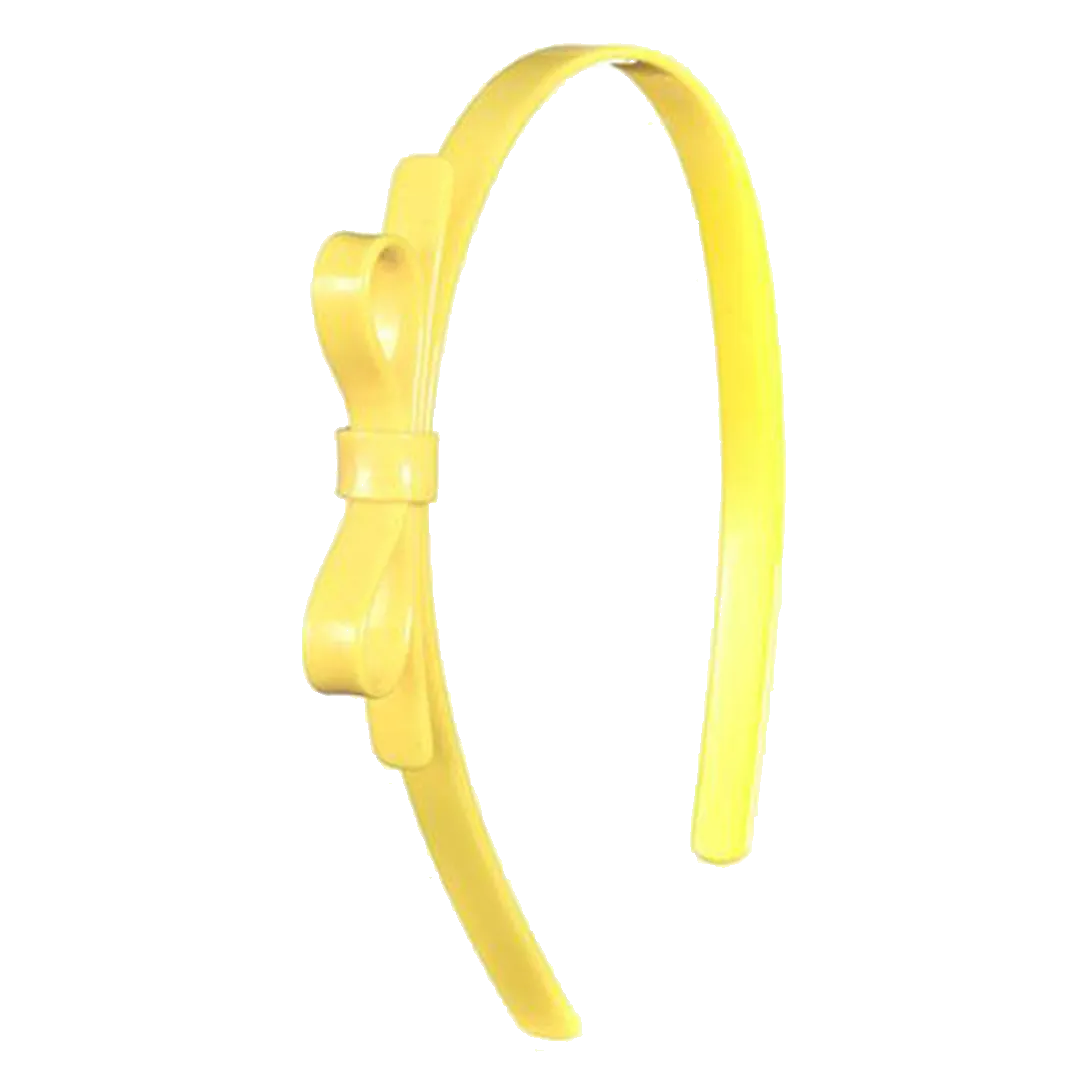 Bow Headband - Yellow