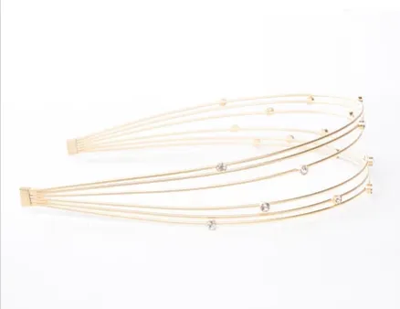 Celestial Gold and Crystal Headband