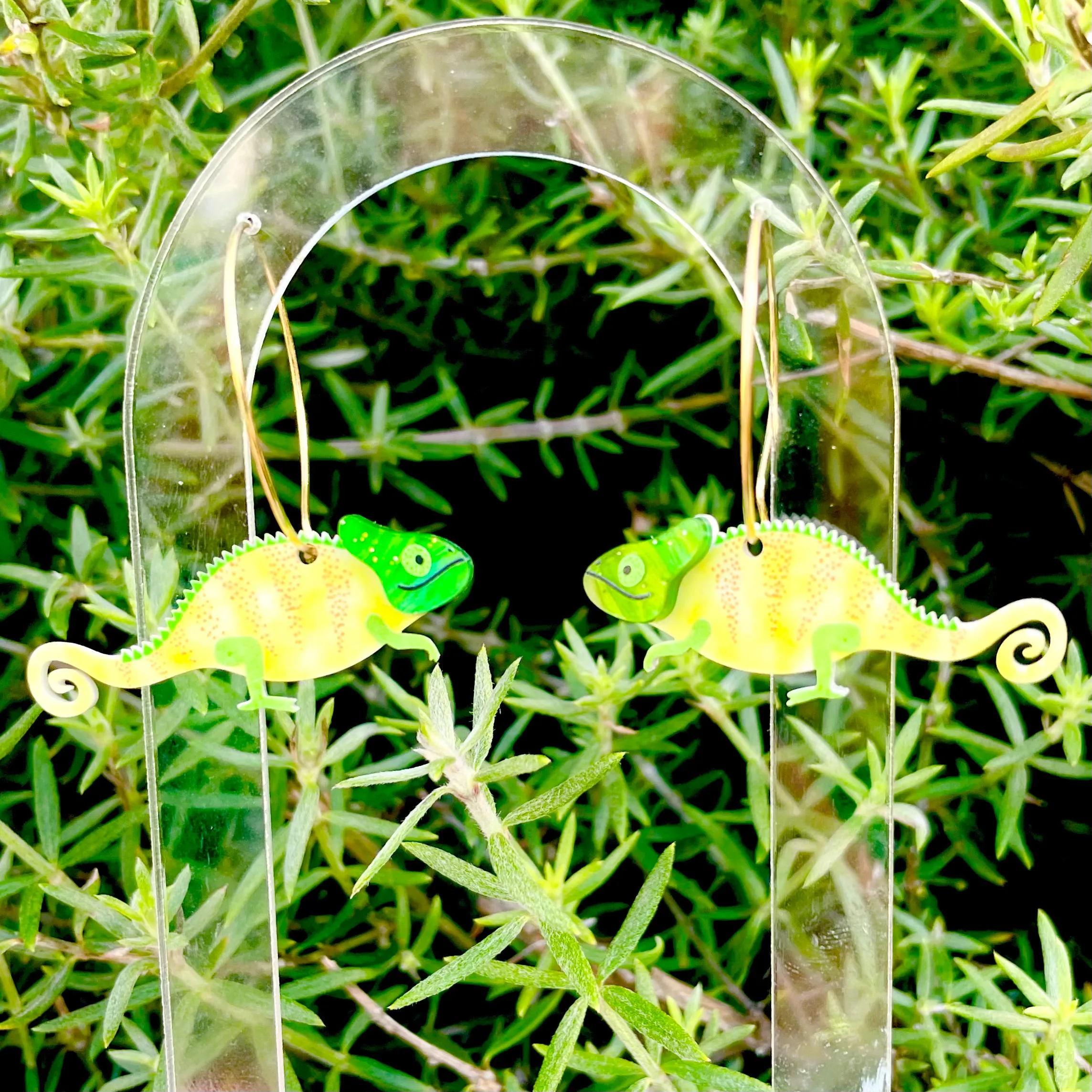 Chameleons of pineapple 🍍 - Earrings