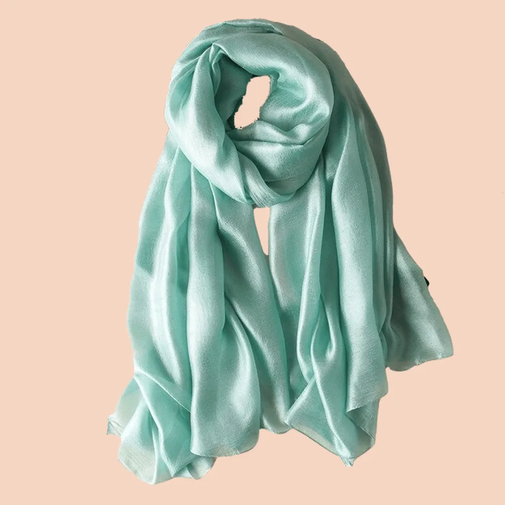 Crystal Teal Fashion Scarf