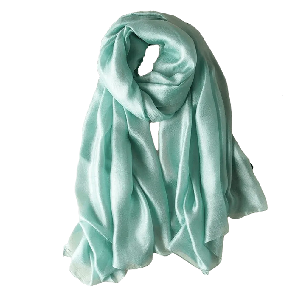 Crystal Teal Fashion Scarf