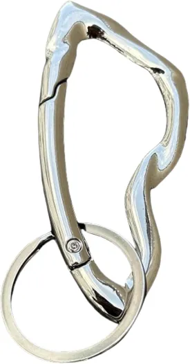 Cute Y2K Carabiner Keychain Clips Irregular Cool Multi-Use Large Heavy Duty Carabiner Hook Key Ring Outdoor Accessories Buckle