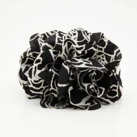 Flower Print Petal Dahlia Flower Hair Jaw Claw Clip Women Flower Hair Accessories