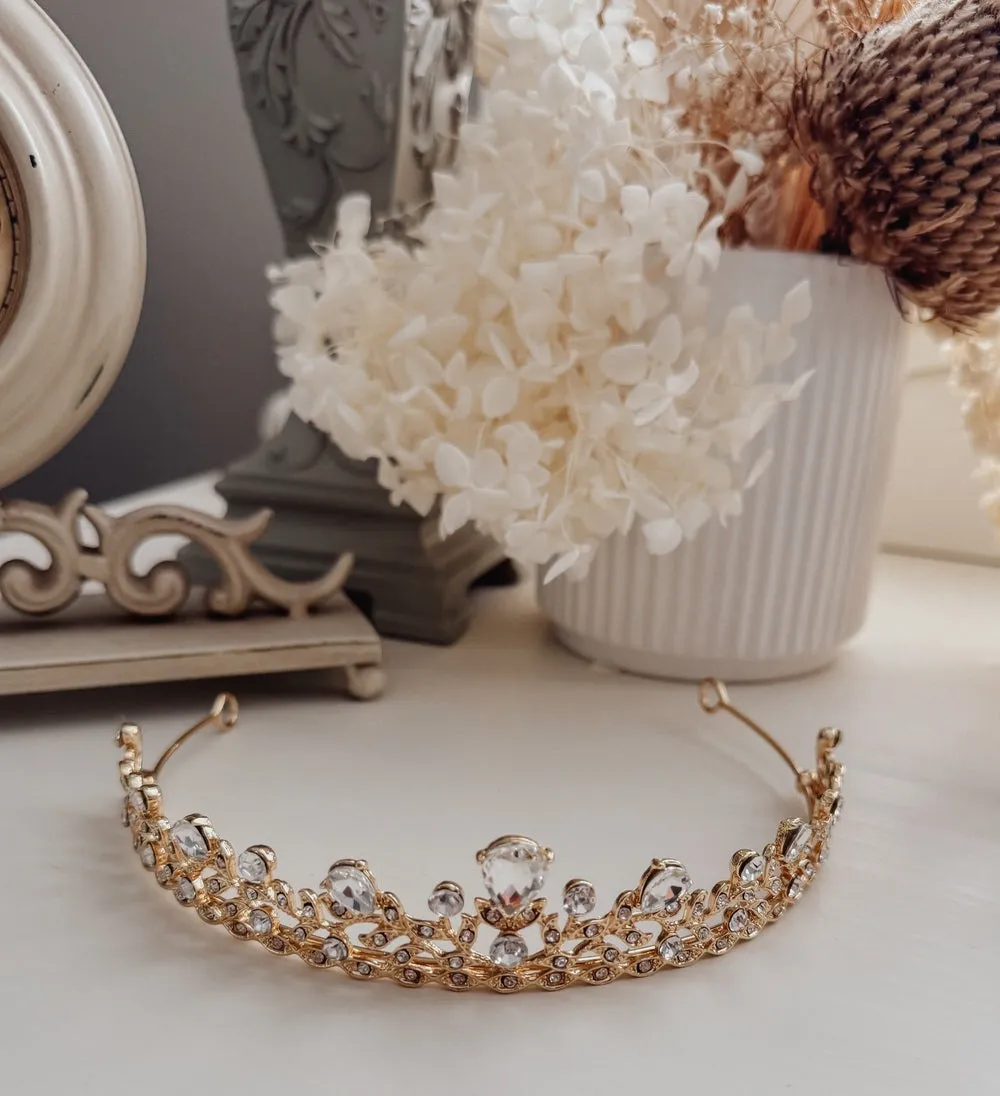 Golden Princess Girls Tiara