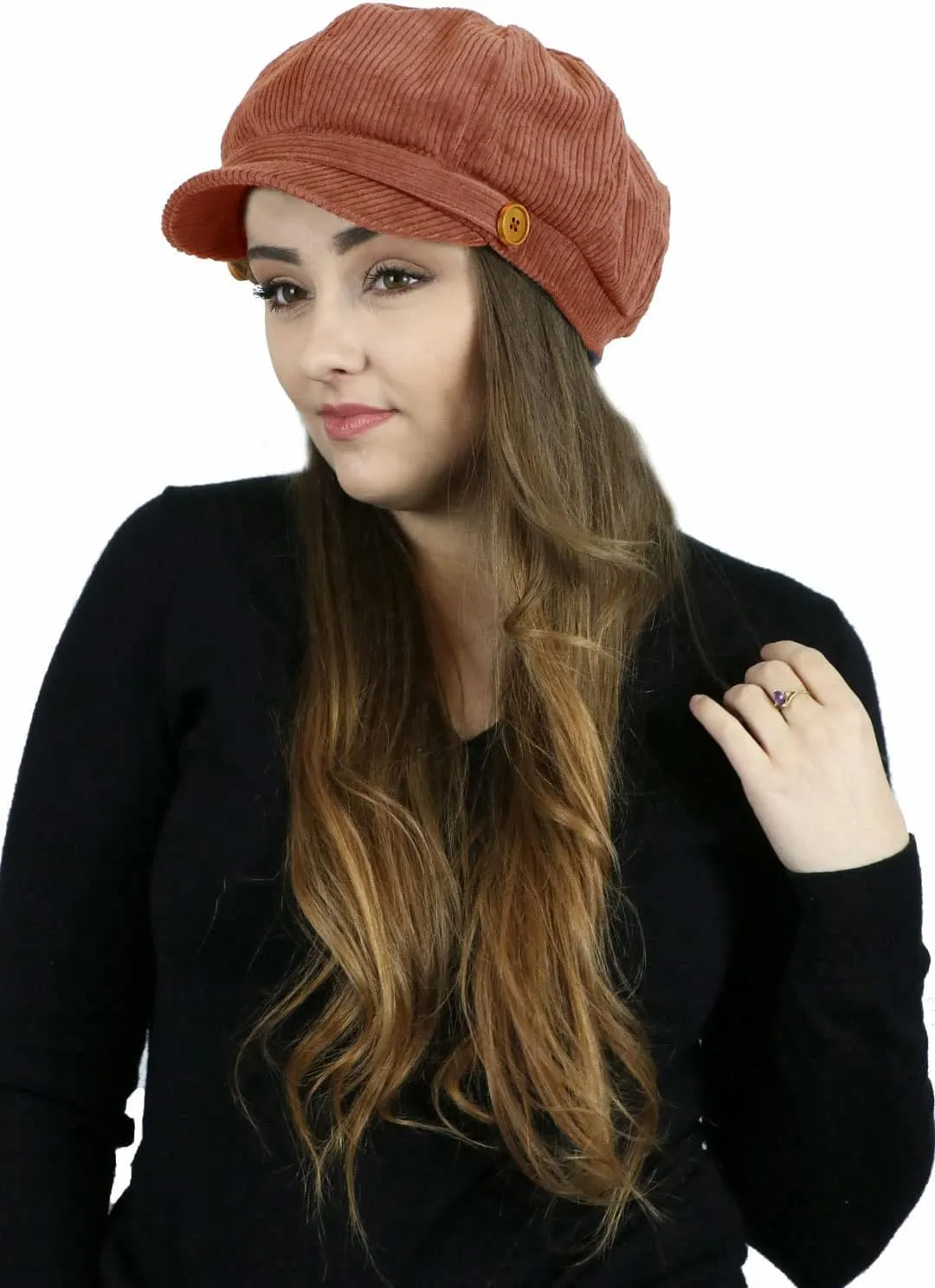 Hats Scarves & More Newsboy Cap for Women Cabbie Hat Cancer Headwear Chemo Head Coverings Brianna