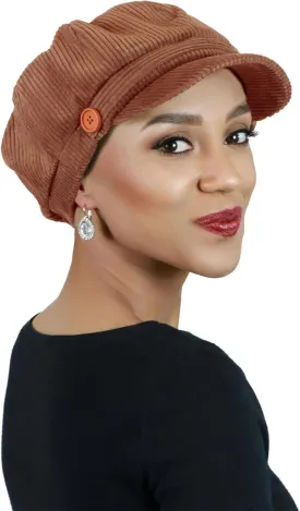 Hats Scarves & More Newsboy Cap for Women Cabbie Hat Cancer Headwear Chemo Head Coverings Brianna