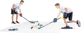 Hockey Revolution My Puzzle Durable Flooring Tiles - Slick Interlocking Training Surface for Stickhandling, Shooting, Passing - Build Your Own Platform (8 Tiles (9.39 sqft)