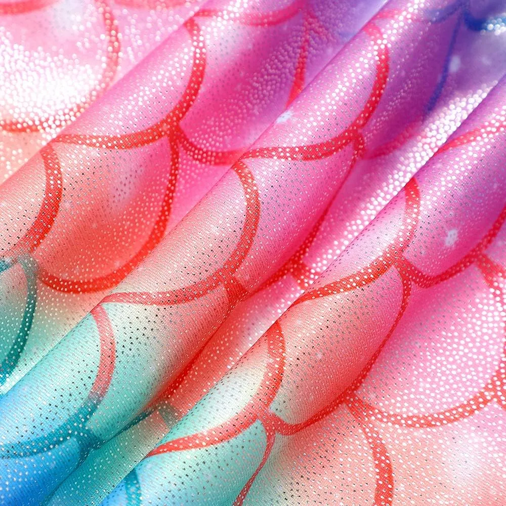 HOZIY Gymnastics Leotards for Girls Unicorn Aurora Rainbow Mermaid Dinosaur Cupcake Sparkle Biketard Toddlers Kids Children