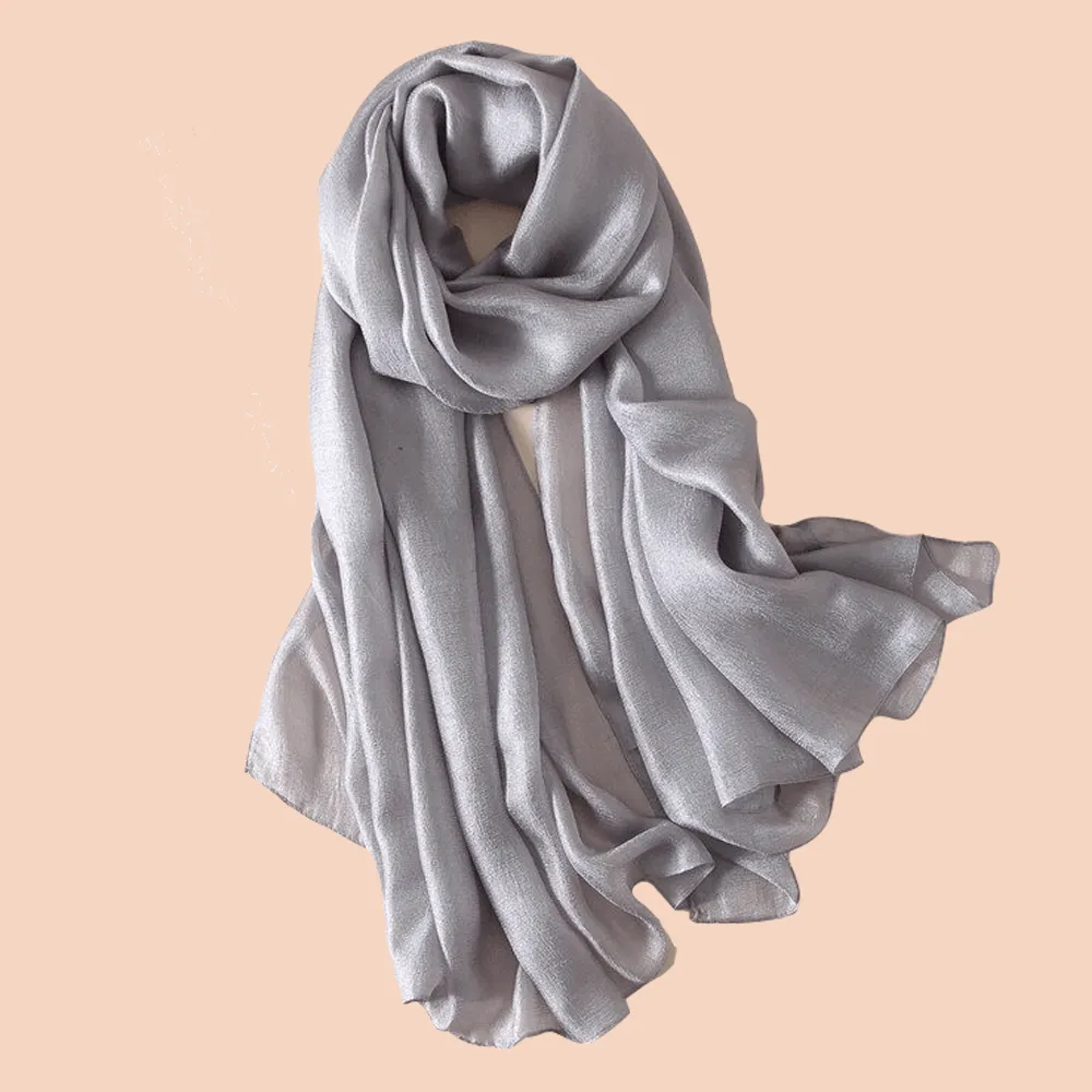 Light Grey Fashion Scarf