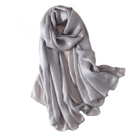 Light Grey Fashion Scarf
