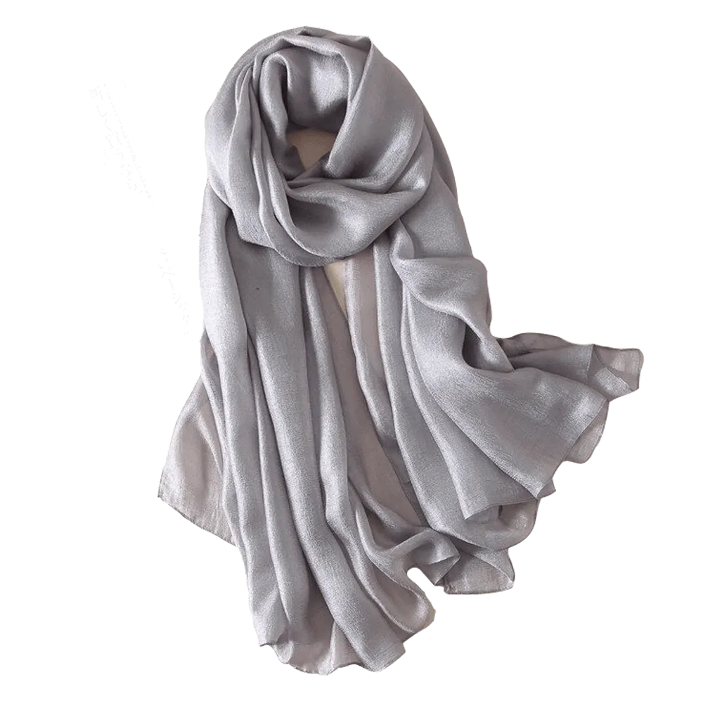 Light Grey Fashion Scarf