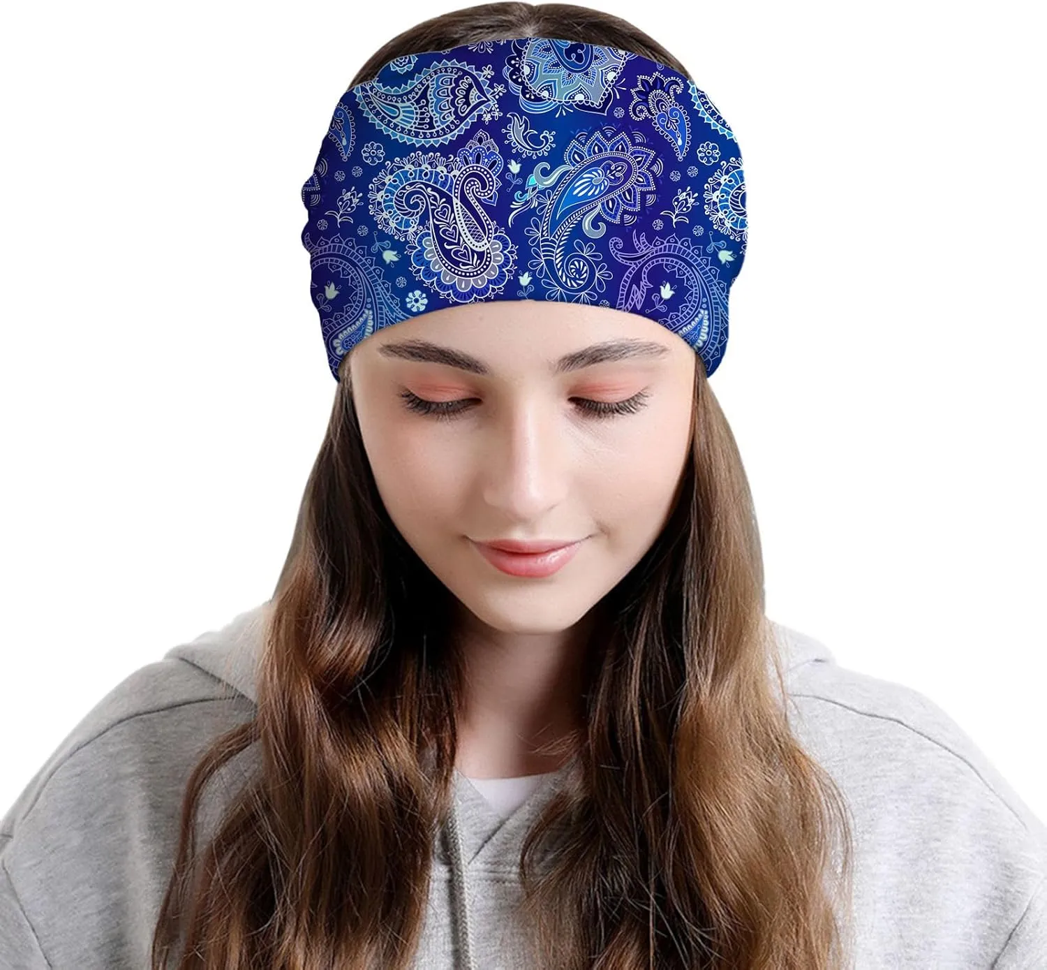 Pink Gold Marble Beanie Chemo Hat Cancer Headwear Skull Hat Knitted Hat Scarf Nightcap Skull Cap for Women Men
