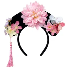 Qing Dynasty Hair Hoops Chinese Style Headbands,Ancient Chinese Traditional Hairband Chinese Princess Headband,Chinese Classical Royal Court Headwear