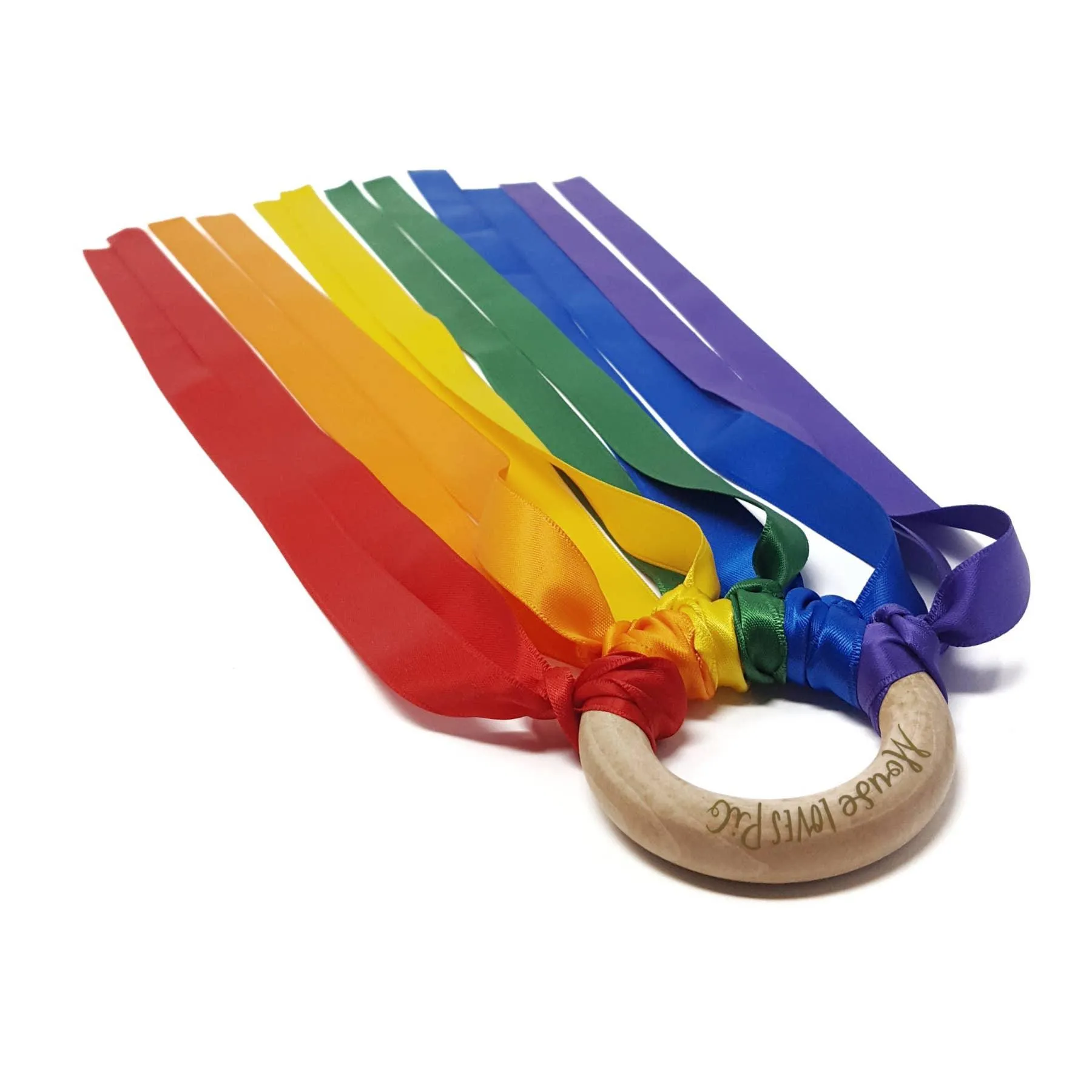 Rainbow Ribbon Wand