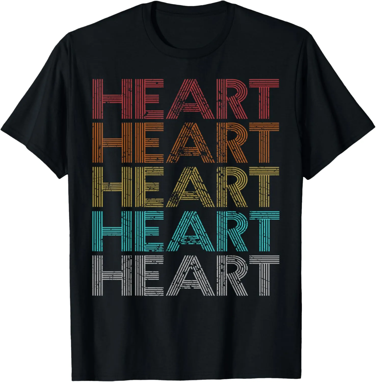 Retro Vintage Heart T-Shirt