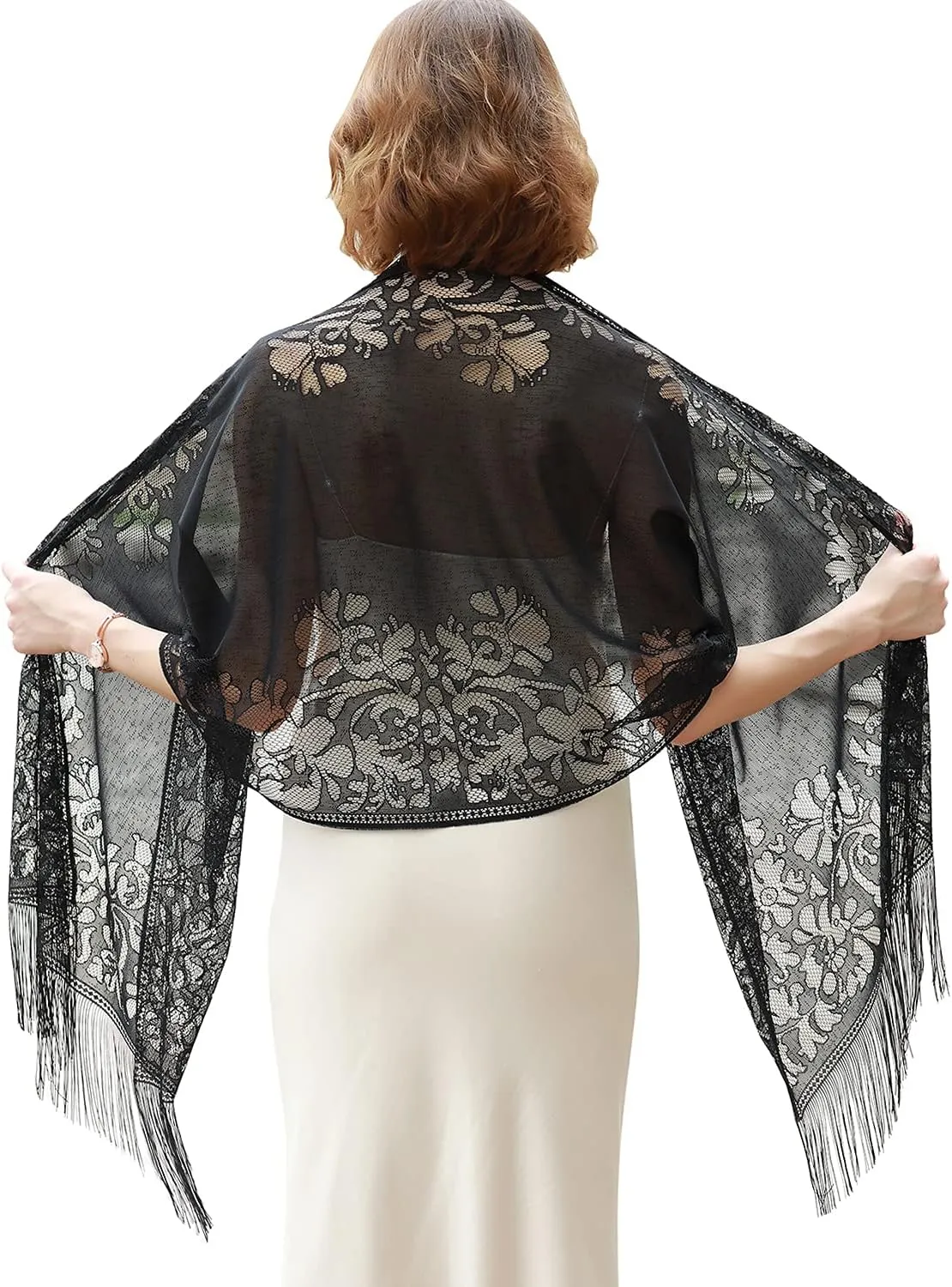 RIIQIICHY Shawls and Wraps for Evening Dresses Scarfs for Women Pashmina Wedding Formal Shawl