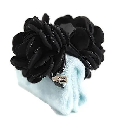 Rose Flower Hair Claw Clip Discolored Petal Flower Hair Clamp Women Hair Accessory