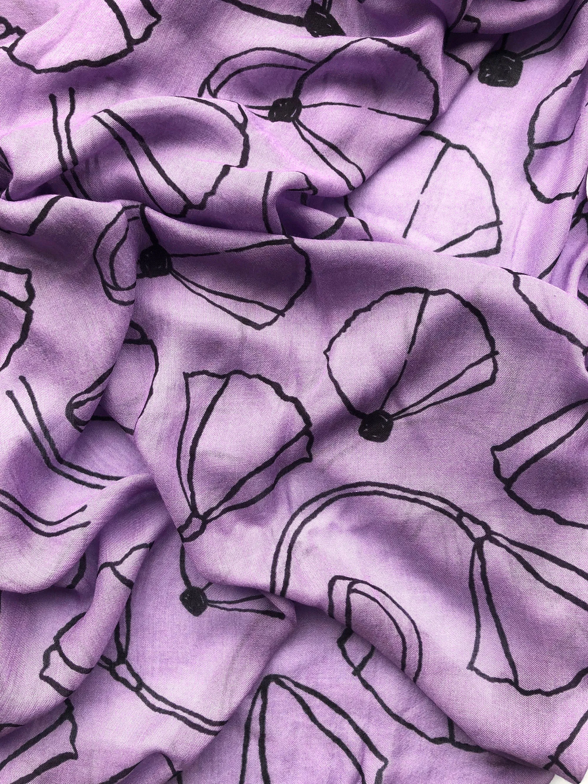 SALE -- Lily Petals Modal Scarf