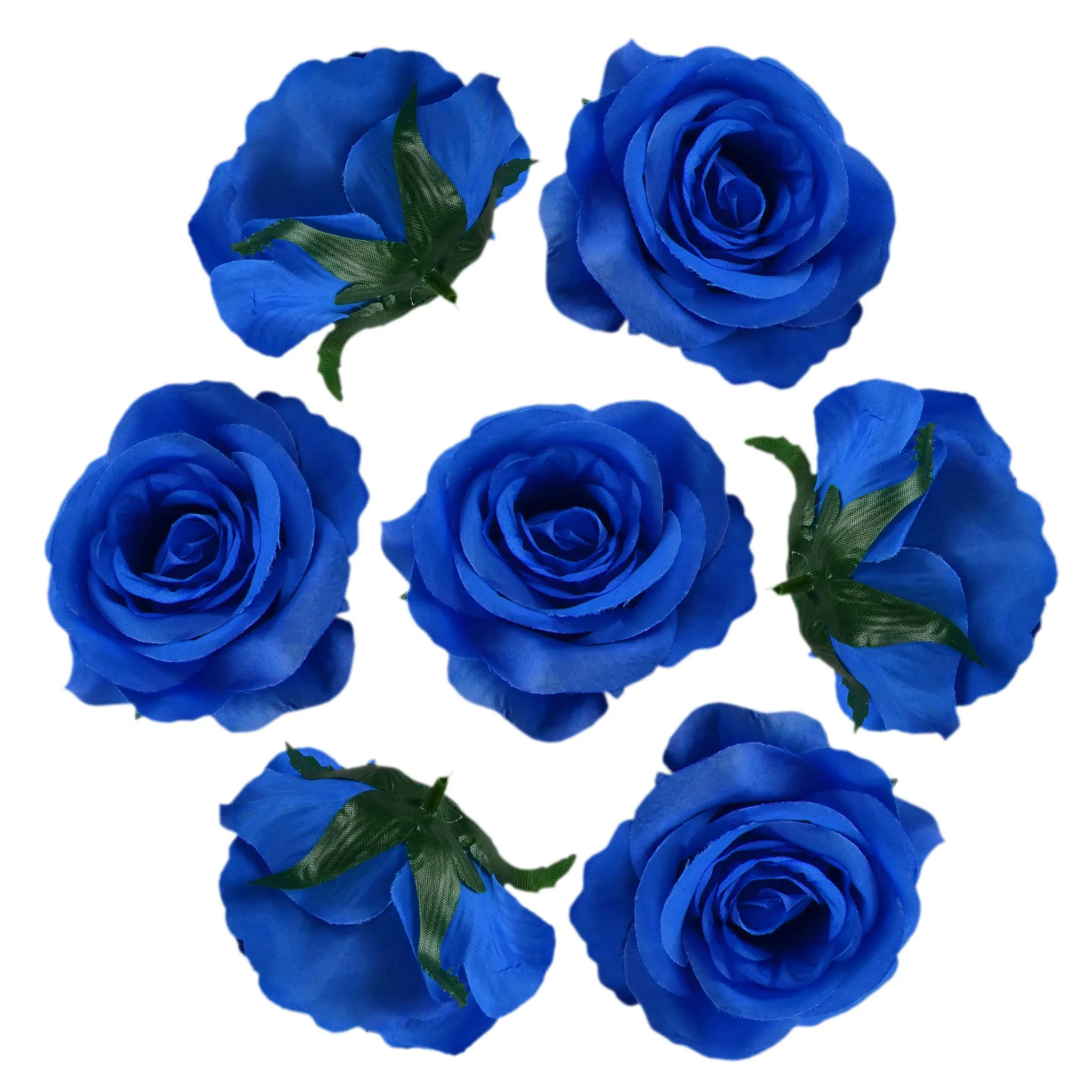Silk Flowers Wholesale Roses Heads 3 inch 100pcs