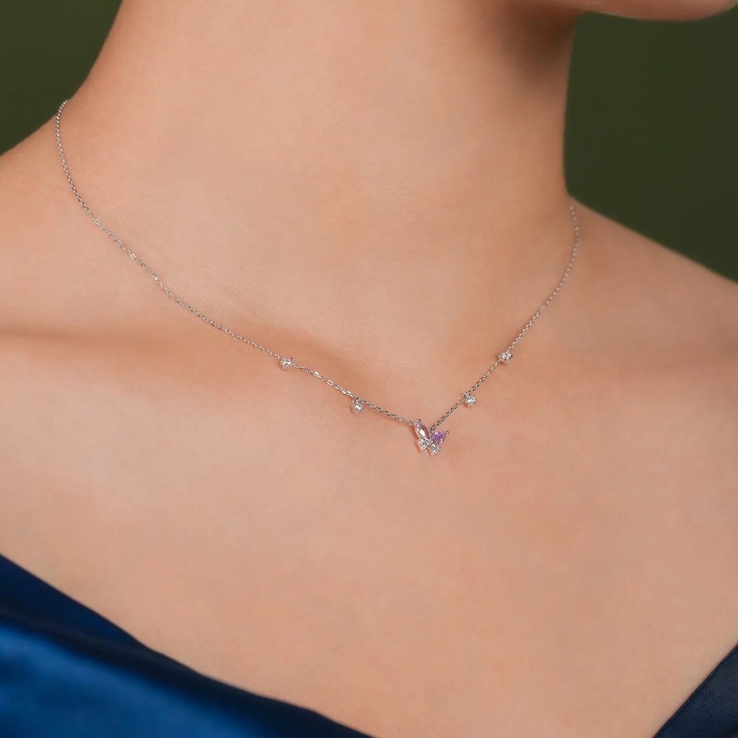 Silver Meadow Necklace