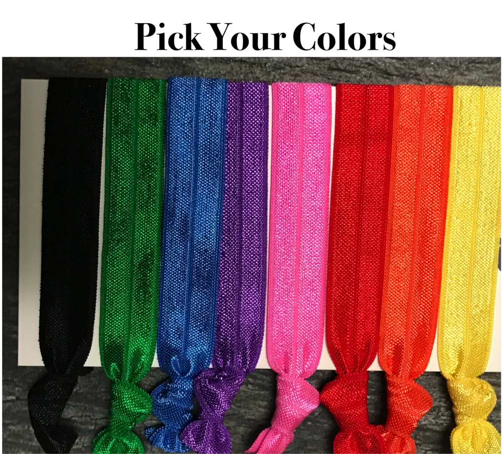 Softball Hair Ties Set-Pick Colors