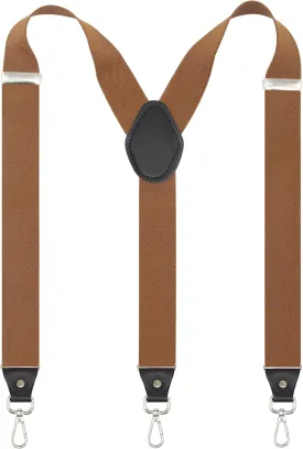 Timiot Mens Suspender with Swivel Hooks Adjustable Braces Y Shaped Elastic Comfortable Braces Belt Loops Strap
