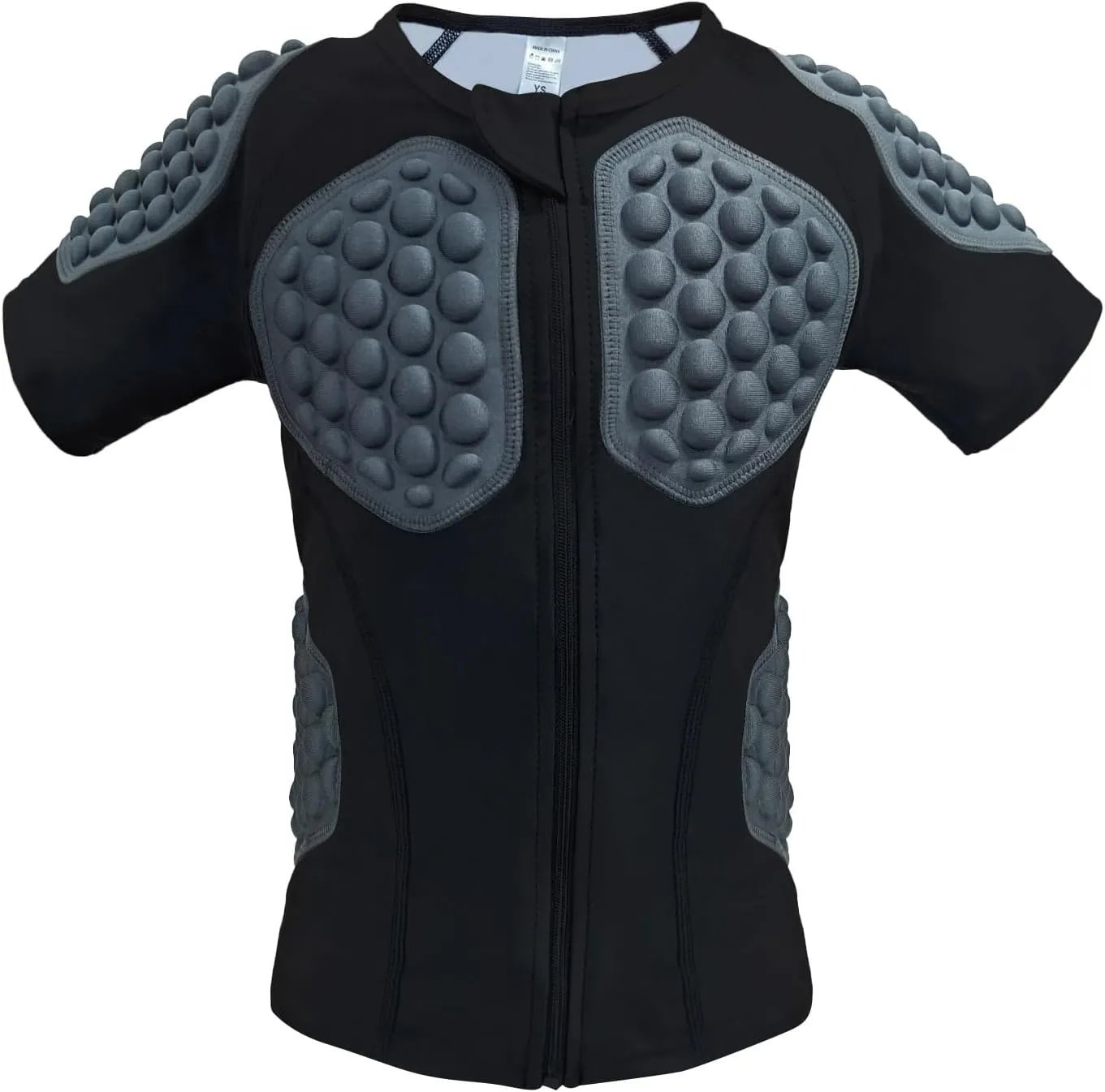 Topeter Roller Hockey Goalie Chest & Rib Protector, Paintball Protective Shirt for Youth Kids
