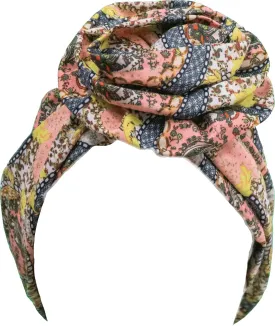 TouchUps Hair Bun Cap Hair Protection Head Wrap Hairbun Cap Wrap African Turban Pattern Headwrap Headscarf