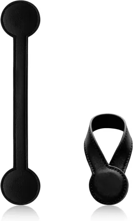 Travel Clip for Bags, Strong Leather Holder with Secure Closure, Lightweight Hook for Purses, Backpacks, Tote Bags, Luggage, Beach Accessories, and Vacation Essentials (1-Pack) 