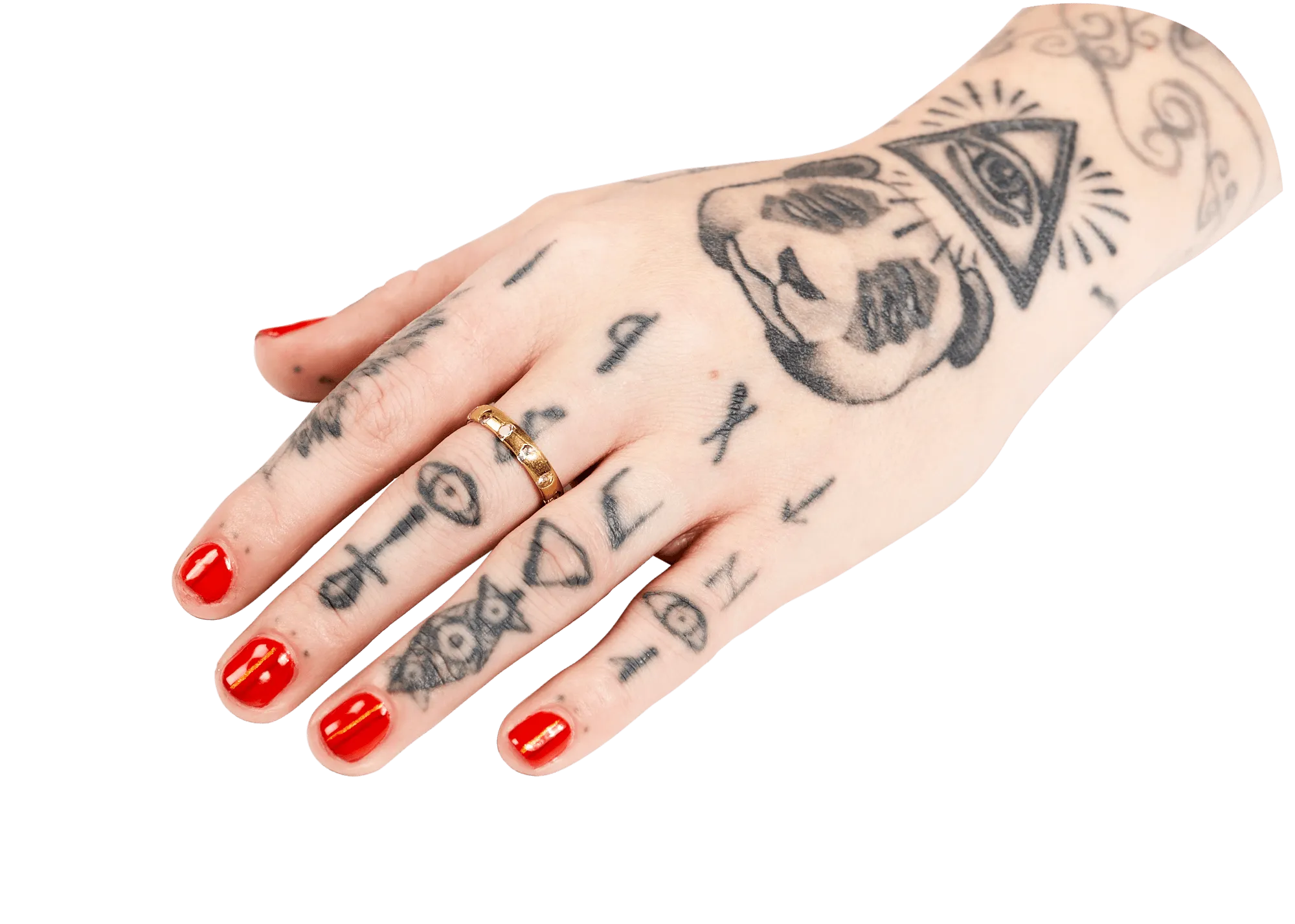 White Celeste Ring - Size 6.5 - 8581