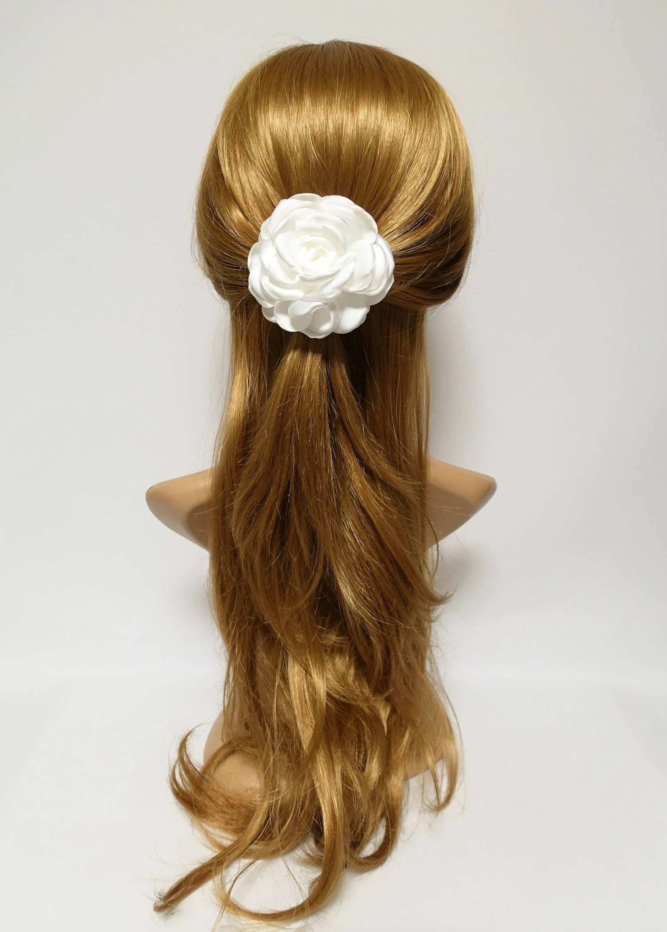 White Flower Hair  Corsage Clip Multi Functional Flower Accessory Collection 3 Wedding Bride Flower Hair Accessory