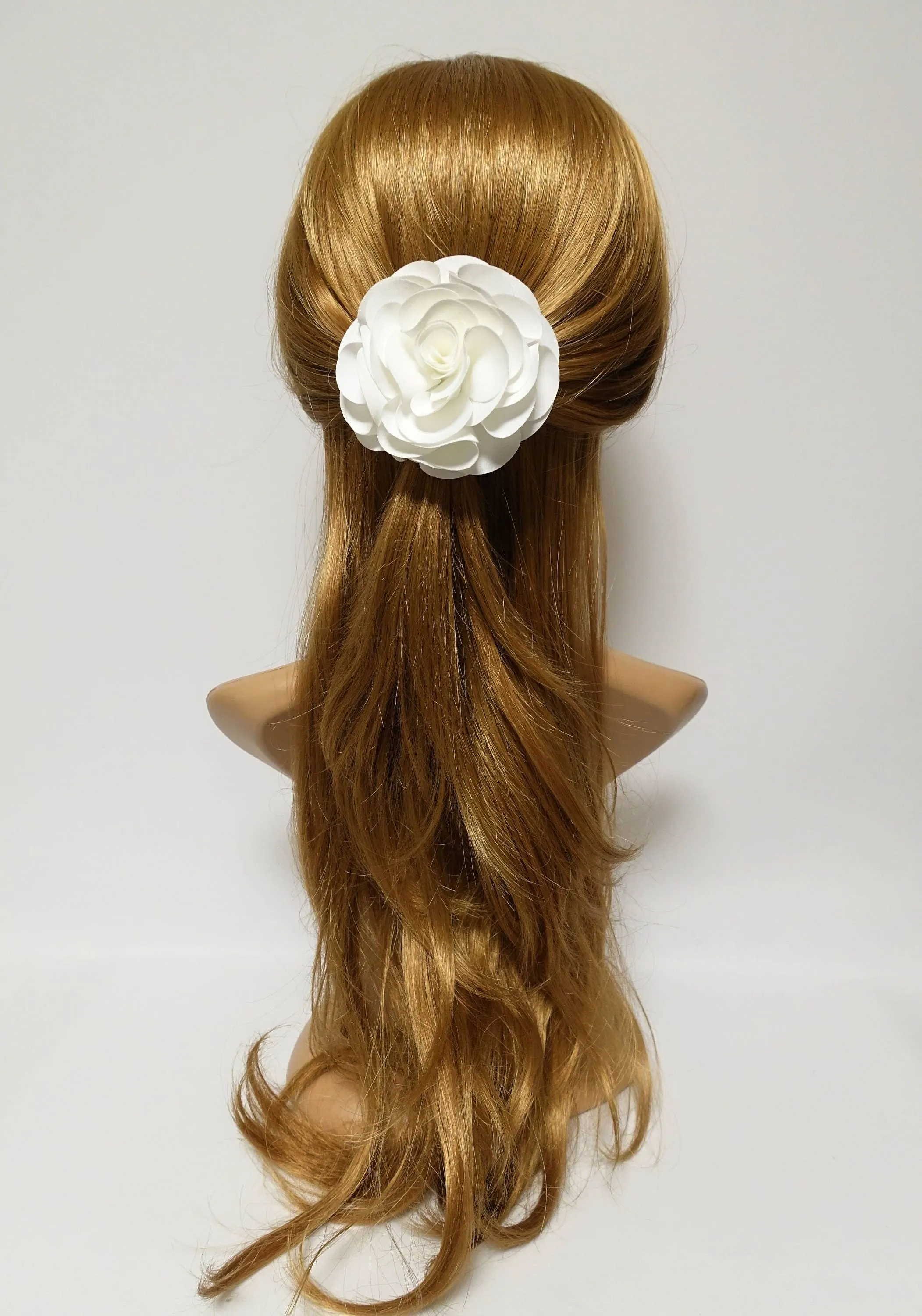 White Flower Hair  Corsage Clip Multi Functional Flower Accessory Collection 3 Wedding Bride Flower Hair Accessory