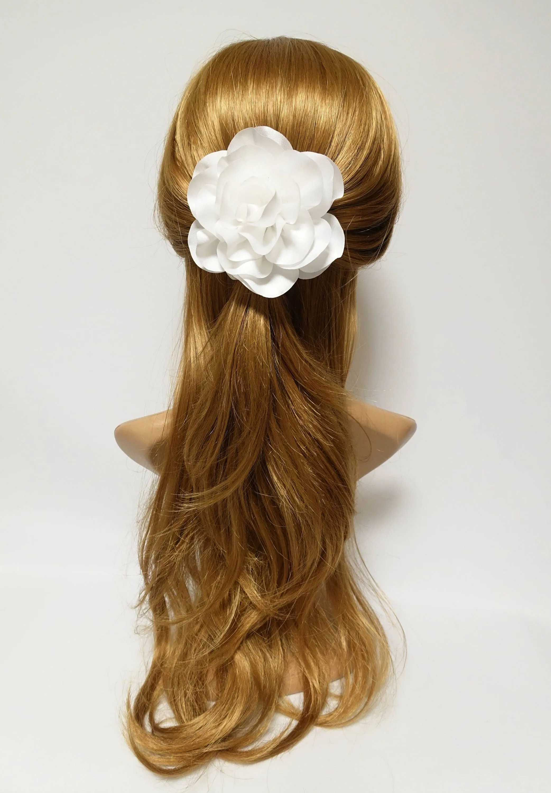 White Flower Hair  Corsage Clip Multi Functional Flower Accessory Collection 3 Wedding Bride Flower Hair Accessory