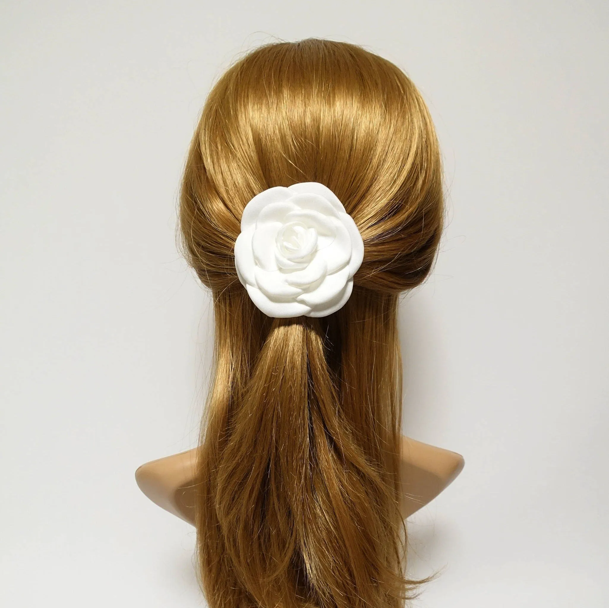 White Flower Hair  Corsage Clip Multi Functional Flower Accessory Collection 3 Wedding Bride Flower Hair Accessory