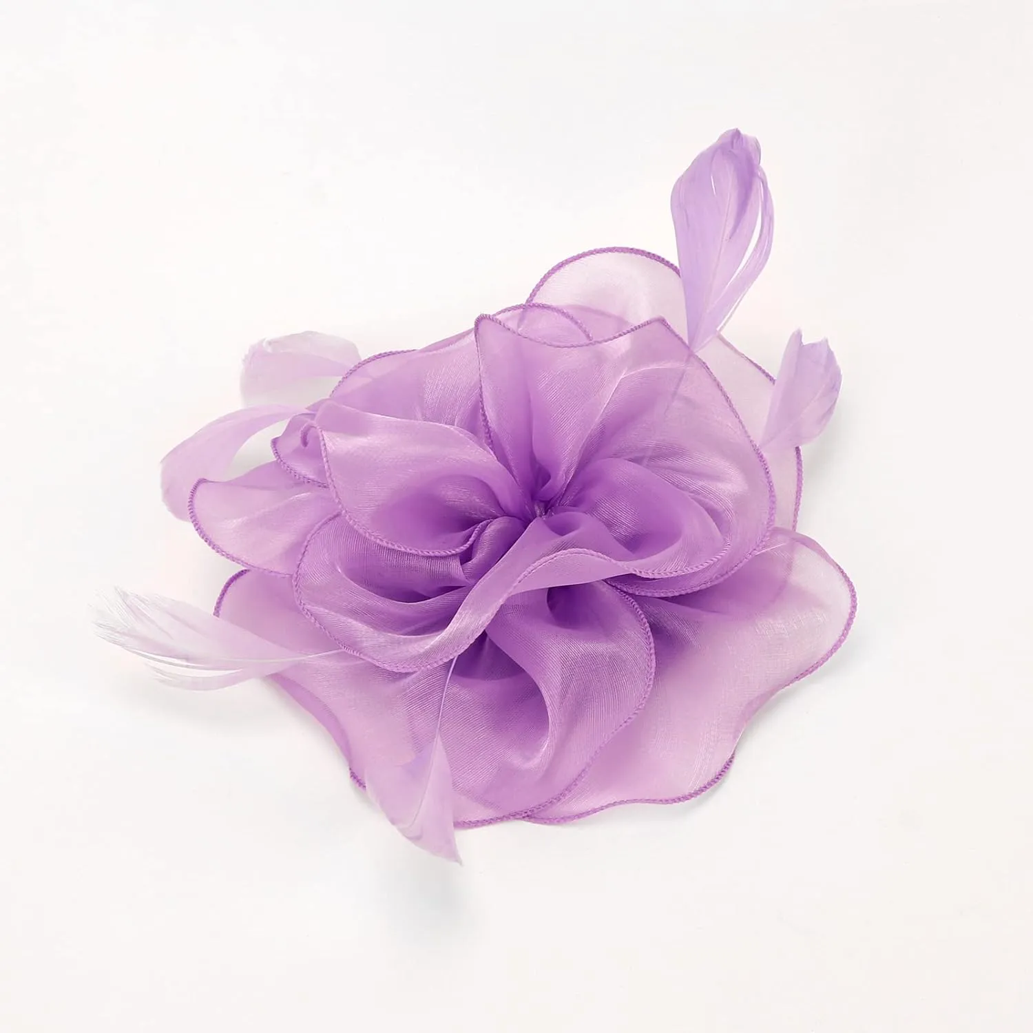 Women Fascinators Hats Flower Mesh Ribbon Feathers with Pin and Clip Tea Party Wedding Headwear for Women and Girls